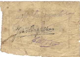 Portalegre, District of 1 Centavo,  reverse