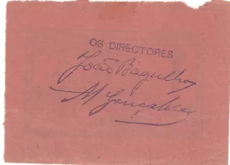 Portalegre, District of 1 Centavo,  reverse