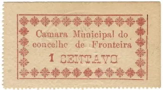 Portalegre, District of 1 Centavo,  obverse