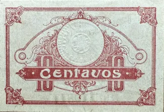 Porto, District of 10 Centavos,  reverse