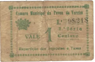 Porto, District of 1 Centavo,  obverse