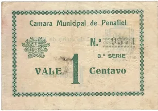 Porto, District of 1 Centavo, 1920 obverse