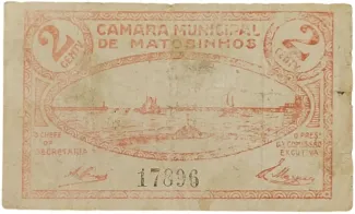 Porto, District of 2 Centavos,  obverse