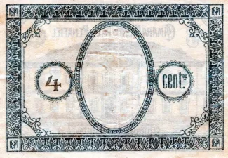 Porto, District of 4 Centavos,  reverse