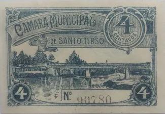 Porto, District of 4 Centavos,  obverse