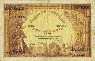 Portugal 10.000 Reis 10, 1905 image