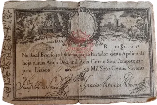 Portugal 10.000 Réis, 1826 image