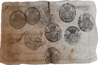 Portugal 10.000 Réis, 1826 reverse