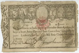 Portugal 10.000 Réis, 1826 image