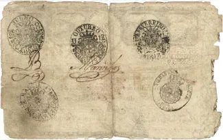 Portugal 10.000 Réis, 1828 reverse