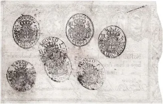 Portugal 10.000 Réis, 1828 reverse