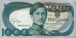 Portugal 1.000 Escudos 11th., 1982 image