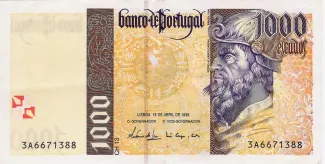 Portugal 1.000 Escudos 13th., 2000 image
