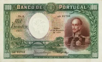 Portugal 1.000 Escudos 4th., 1929 image