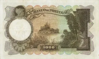 Portugal 1.000 Escudos 5th., 1932 reverse