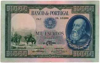Portugal 1.000 Escudos 7th., 1942 image