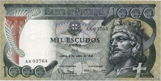 Portugal 1.000 Escudos 9th., 1965 image