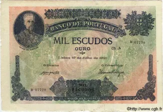 Portugal 1.000 Escudos, 1920 image