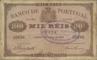 Portugal 1.000 Réis, 1891 image
