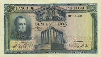 Portugal 100 Escudos 4th., 1930 image