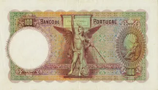 Portugal 100 Escudos 5th., 1935-1941 reverse
