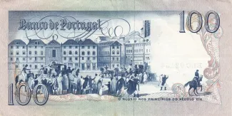 Portugal 100 Escudos 8th., 1980-1985 reverse