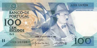 Portugal 100 Escudos 9th., 1988 image