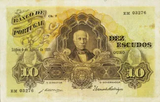Portugal 10 Escudos 2nd., 1928 image