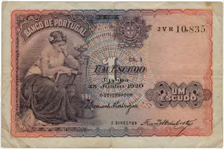 Portugal 1 Escudo, 1920 image