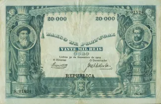 Portugal 20.000 Réis 9th., 1912 image
