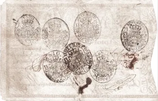Portugal 20.000 Réis, 1828 reverse