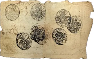 Portugal 20.000 Réis, 1828 reverse