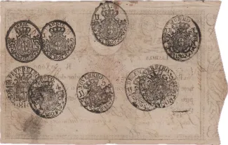 Portugal 20.000 Réis, 1828 reverse