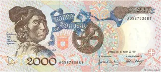 Portugal 2.000 Escudos 1st., 1993 image