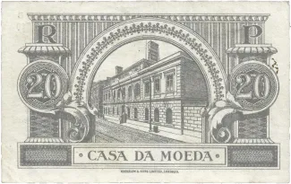 Portugal 20 Centavos, 1925 reverse