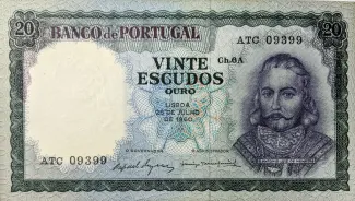 Portugal 20 Escudos 6th., 1960 image