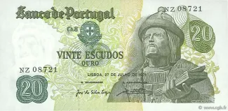 Portugal 20 Escudos 8th., 1971 image