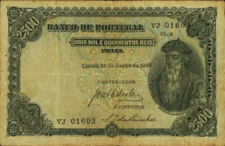 Portugal 2.500 Réis 4th., 1919 image