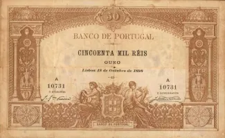 Portugal 50.000 Réis 2nd., 1900 image