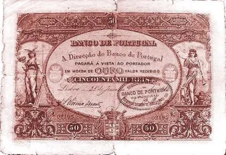 Portugal 50.000 Reis 50, 1891 image