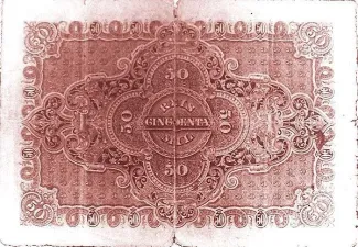Portugal 50.000 Reis 50, 1891 reverse