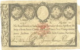 Portugal 5.000 Réis, 1828 image