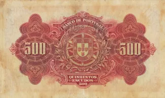 Portugal 500 Escudos 2nd., 1922 reverse