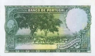 Portugal 500 Escudos 4th., 1928-1929 reverse