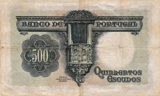 Portugal 500 Escudos 7th., 1942 reverse