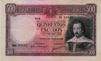 Portugal 500 Escudos 8th., 1952 image