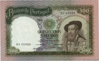 Portugal 500 Escudos 9th., 1958 image