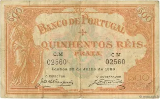 Portugal 500 Réis 2nd., 1900 image