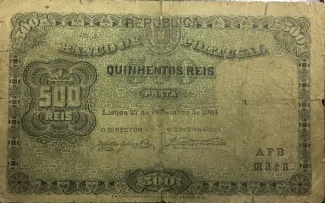 Portugal 500 Réis 3rd., 1910 image