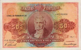 Portugal 50 Escudos 1st., 1927 image